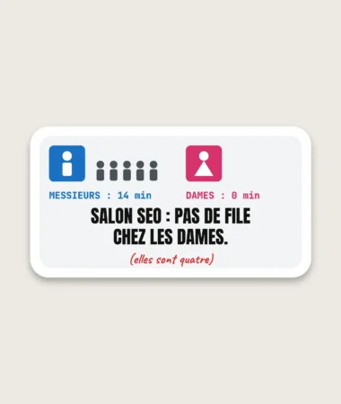 Toilettes de salon – Stickers