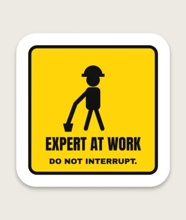 Expert at Work – Stickers