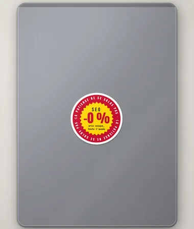SEO : −0 % – Stickers