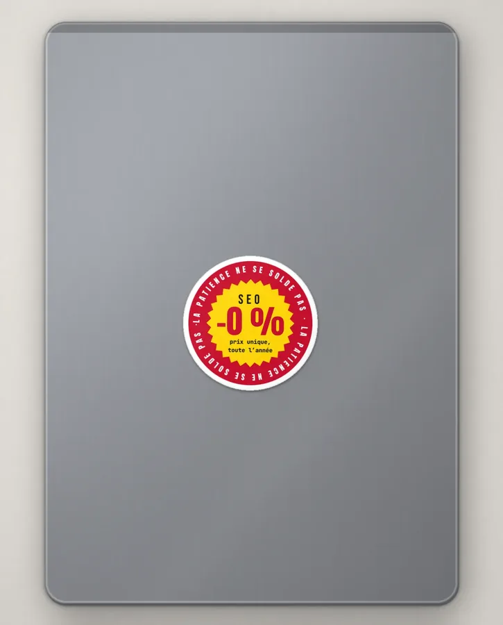 SEO : −0 % – Stickers