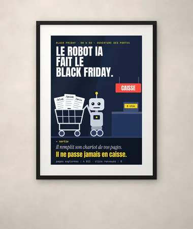 Le robot IA ne passe pas en caisse – Posters