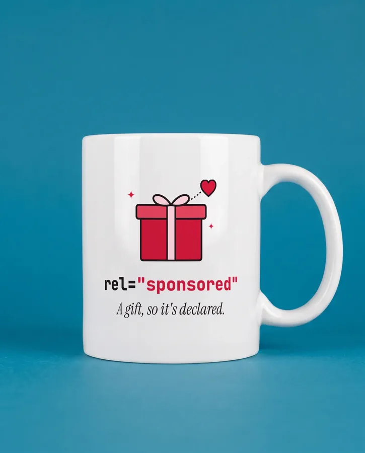 Gift, marked as sponsored – Home and office