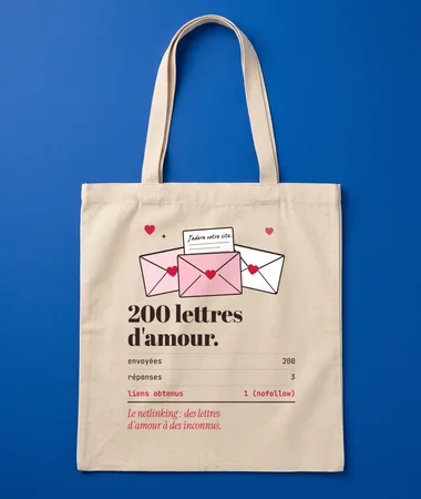 200 lettres d’amour, 1 lien – Sacs
