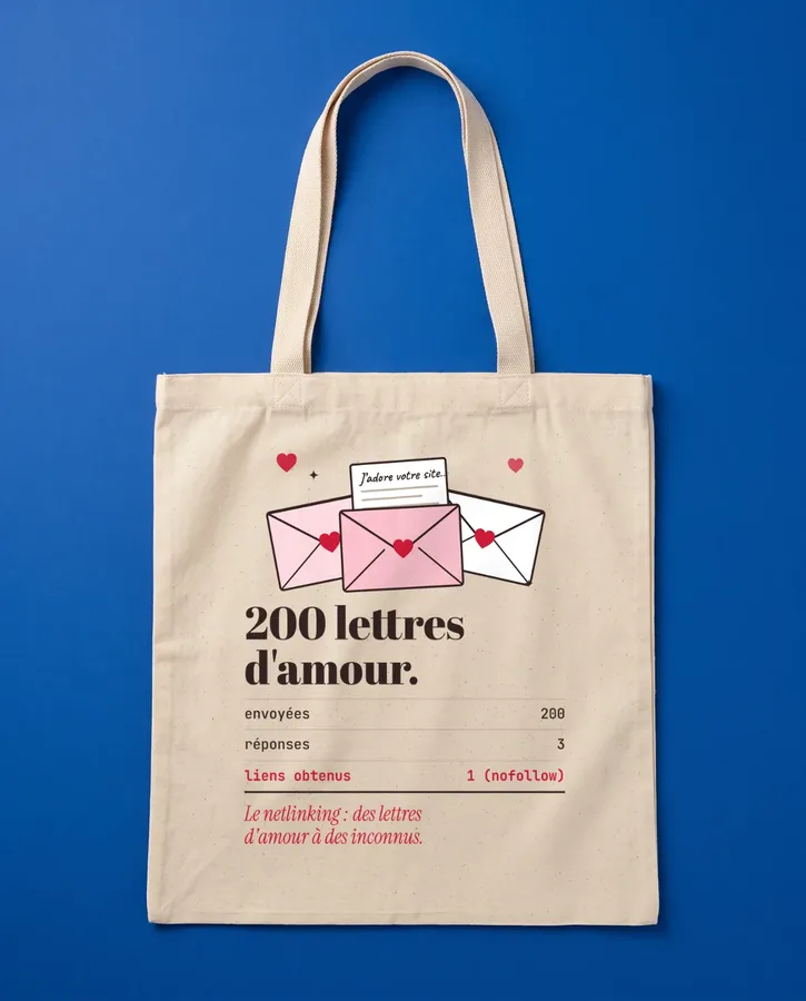 200 lettres d’amour, 1 lien – Sacs