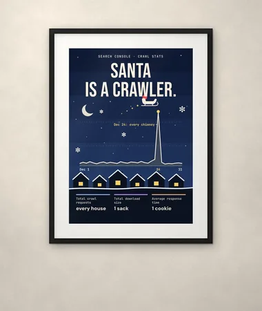 Santa is a crawler – Posters