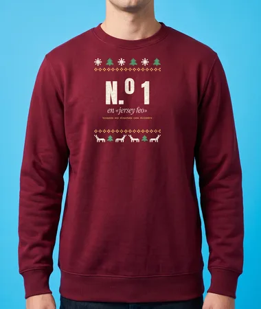 Número 1 en «jersey feo» – Textil adulto