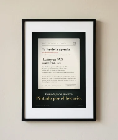 Taller de la agencia, atribuido al becario – Pósters