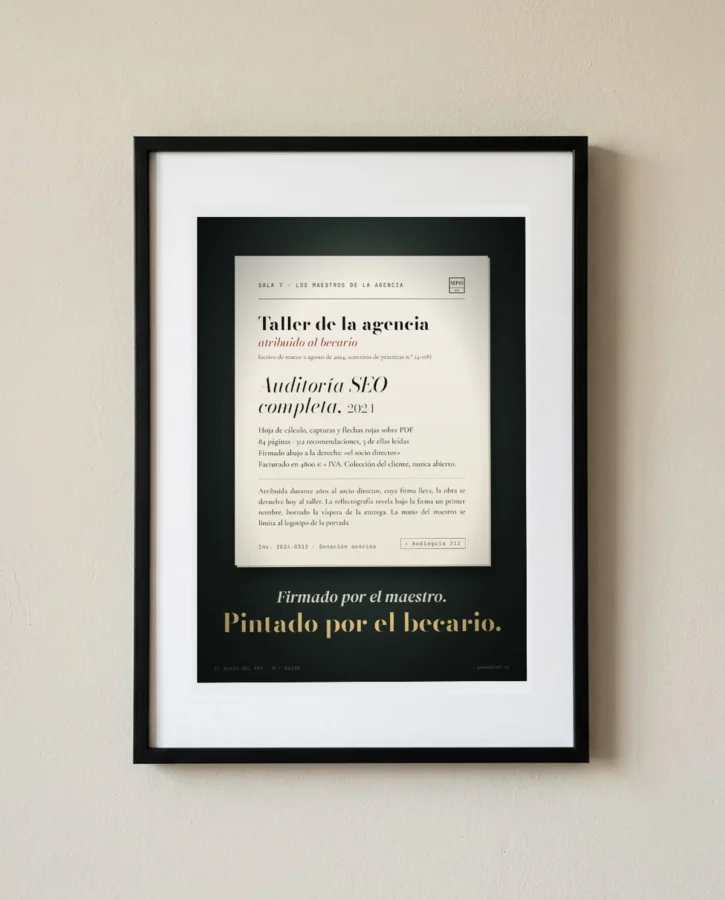 Taller de la agencia, atribuido al becario – Pósters