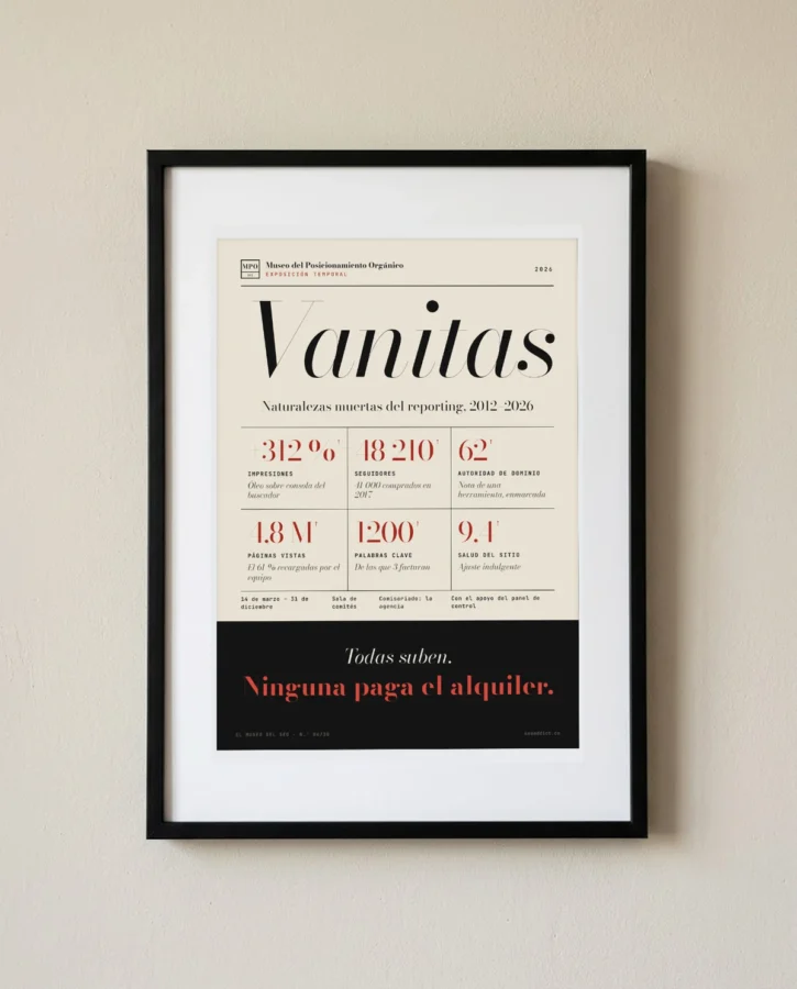 Vanitas, naturalezas muertas del reporting – Pósters