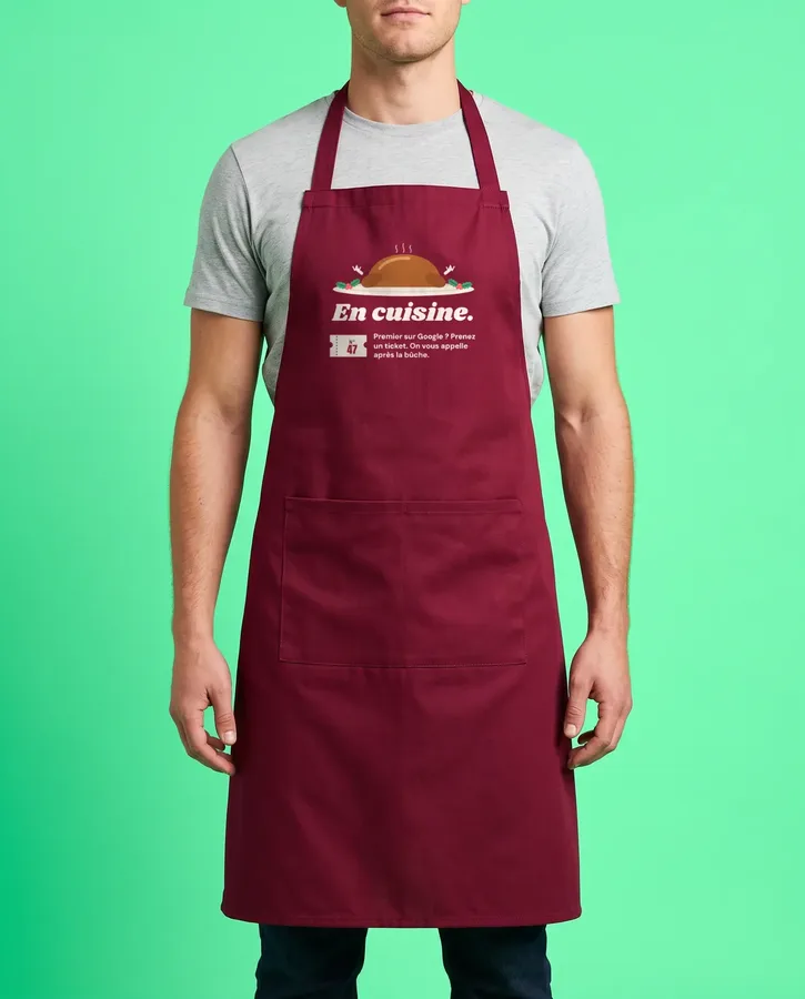 En cuisine, prenez un ticket – Casquettes, bobs, bananes et tabliers