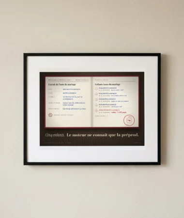 Livret de famille des sous-domaines – Posters