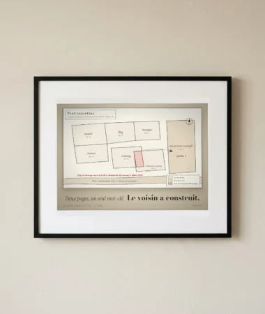 Plan cadastral du mot-clé – Posters