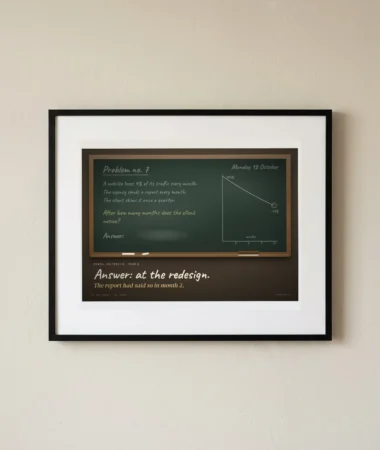 Blackboard problem: when does the client notice? – Posters