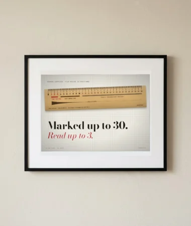 30-position ruler, read up to 3 – Posters