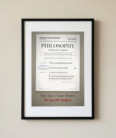 SEO philosophy exam, question 3 – Posters