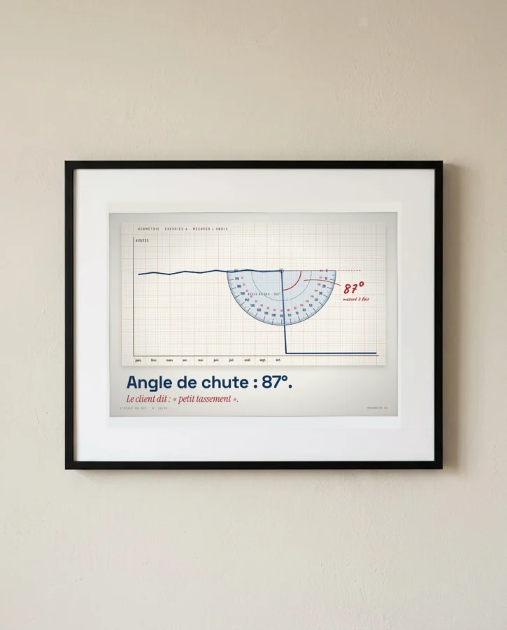 Rapporteur : chute de 87 degrés – Posters