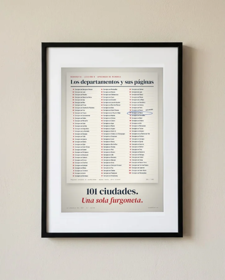 Las 101 prefecturas del cerrajero – Pósters