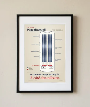 Plan de cabine : le contenu au rang 34 – Posters