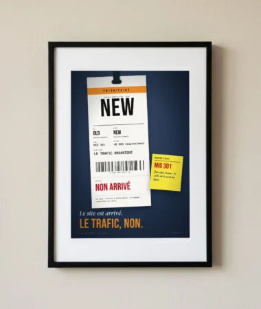 Étiquette de bagage : le trafic n’est pas arrivé – Posters