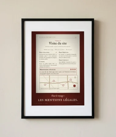 Guide du site : les mentions légales valent le voyage – Posters