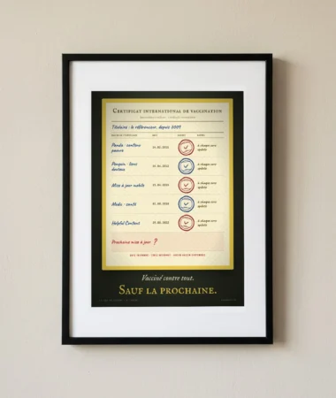 Carnet de vaccination contre les mises à jour – Posters