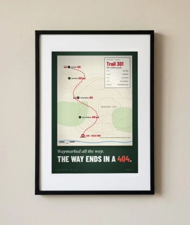 Trail 301, the redirect path – Posters