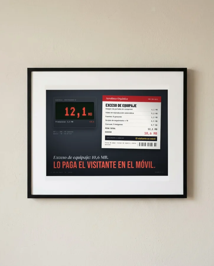 Exceso de equipaje: 10,6 MB – Pósters