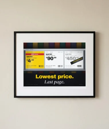 Lowest price, last page – Posters