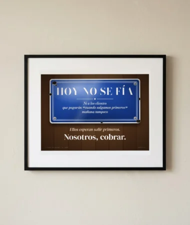 Hoy no se fía, versión SEO – Pósters