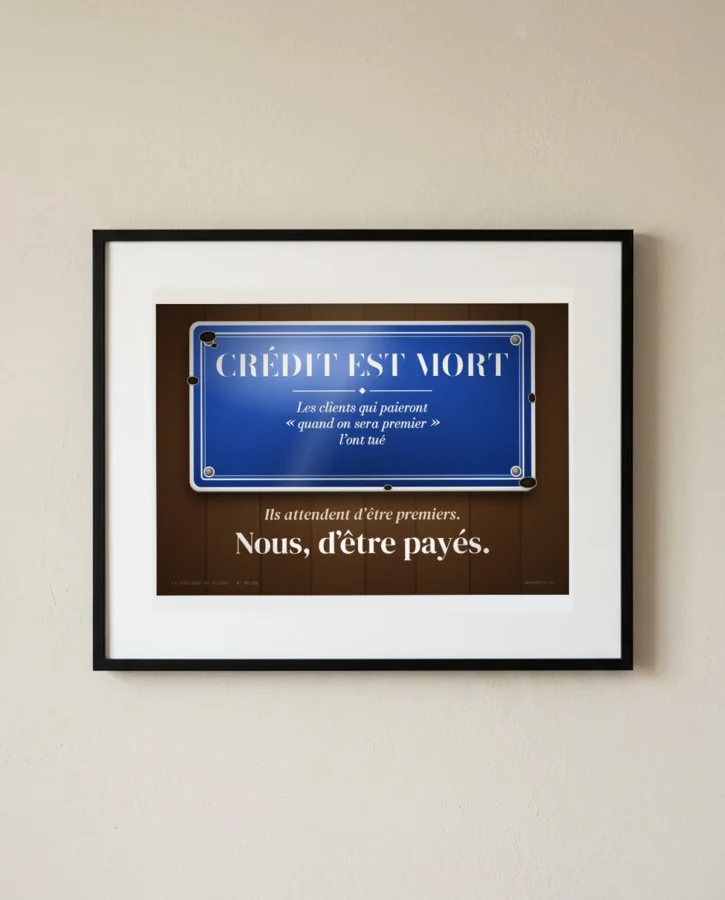 Crédit est mort, version SEO – Posters