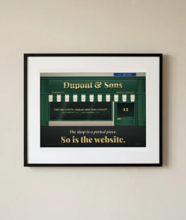 Established 1962, website of the same vintage – Posters
