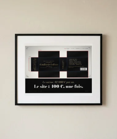 Le carton plus cher que le site – Posters