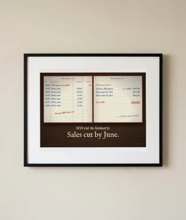 Cash book: SEO cut in January – Posters