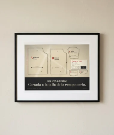 Web a medida, talla de la competencia – Pósters
