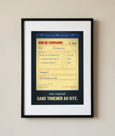 Bon de commande : premier pour vendredi – Posters