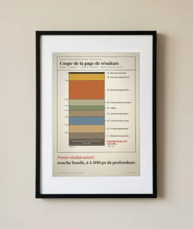 Coupe géologique d’une page de résultats – Posters