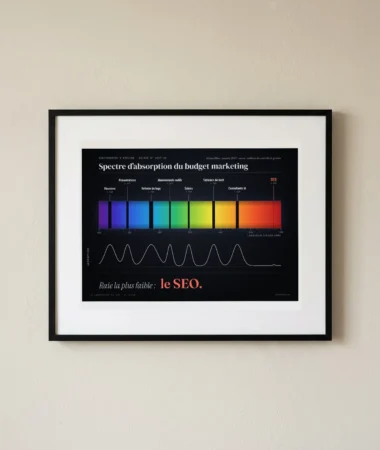 Spectre d’absorption du budget marketing – Posters