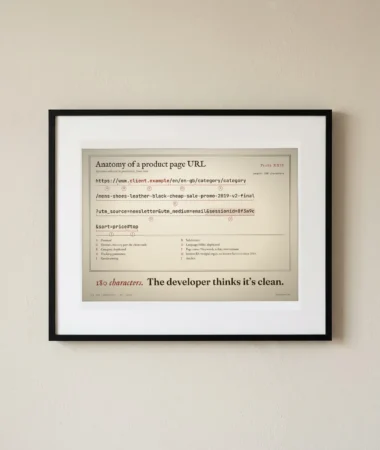 Anatomy of a product page URL – Posters