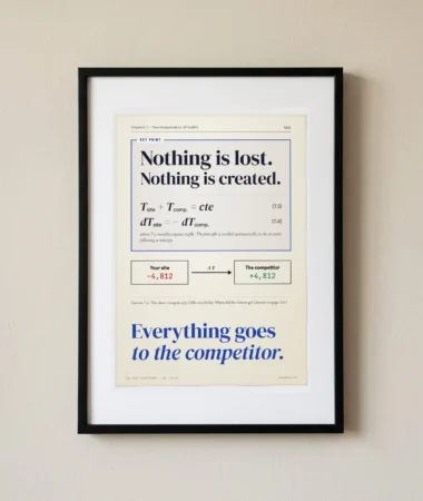 The law of conservation of traffic – Posters