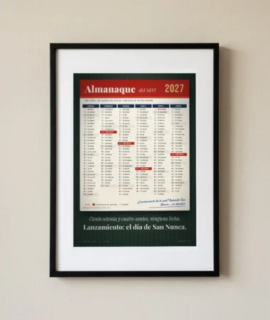 Almanaque del SEO 2027 – Pósters