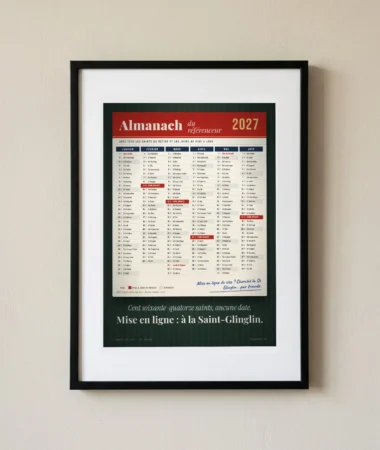 Almanach du référenceur 2027 – Posters