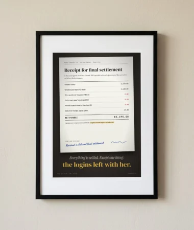 Final Settlement, Logins Not Returned – Posters