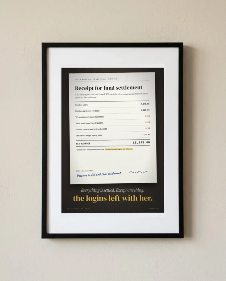 Final Settlement, Logins Not Returned – Posters
