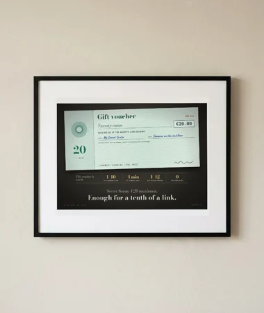 €20 Gift Voucher, a Tenth of a Link – Posters