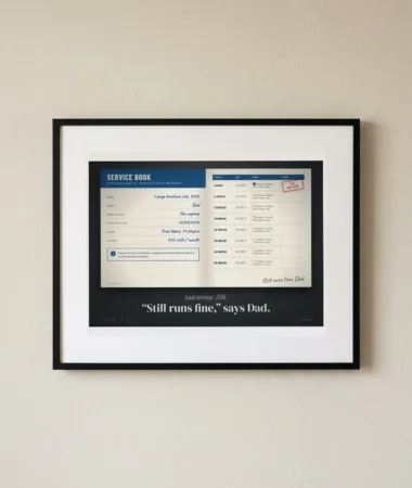 Dad’s Website Service Book – Posters