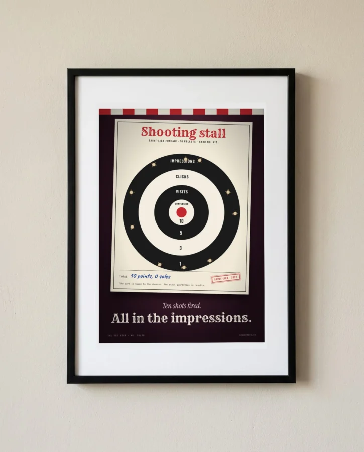 Fairground Target Card: All in the Impressions – Posters