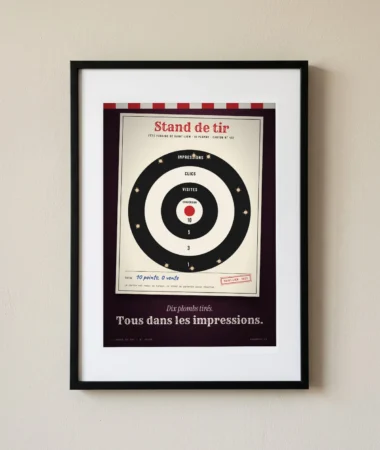 Carton de tir forain : tout dans les impressions – Posters