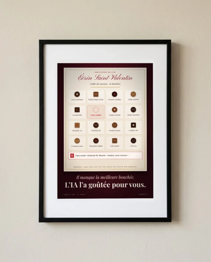 Ballotin de la Saint-Valentin : l’IA a goûté pour vous – Posters