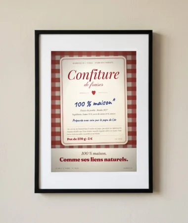 Confiture 100 % maison, comme ses liens – Posters