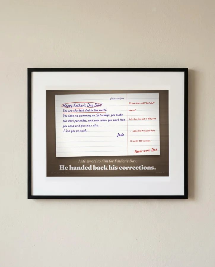 Father’s Day: the corrected letter – Posters